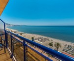 Výhled z hotelu na pláž
