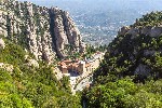 Areál kláštera Montserrat - cestování po Španělsku
