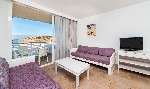 Apartmá s výhledem na moře - obývací část