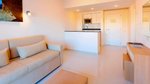 Apartmá - obývací část s kuchyňským koutem