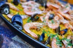 Paella seafood Spain