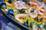 Paella seafood Spain