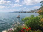 Mont Blanc a Ženevské jezero