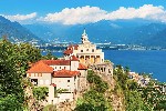 Kostel Madonna Sasso v Locarnu - poznávací zájezdy do Švýcarska a Itálie