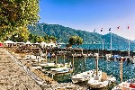 Promenáda v městečku Ascona u jezera Maggiore ve Švýcarsku - poznávací zájezd