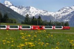Švýcarsko, Švýcarsko, Kanton Valais, Saastal - Glacier Express a Matterhorn