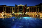 Turecko, Egejská riviéra, Marmaris - GRAND PASA HOTEL - Pohled na hotel při západu slunce