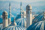 The beautiful Suleymaniye Mosque in Istanbul Turkey