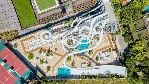 Letecký pohľad na aquapark