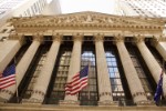 New York Stock Exchange at Wall Street Manhattan NYC Hudson Financial District