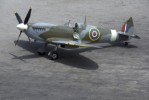 A british Spitfire fighter plane