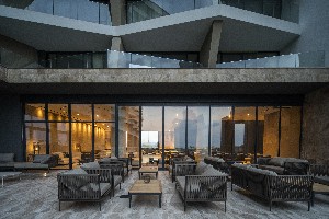 Lobby terrace