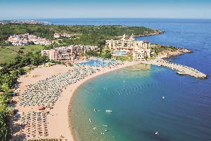 Letecký pohled na pláž