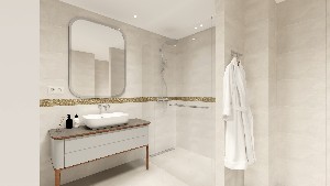 deluxe room bathroom