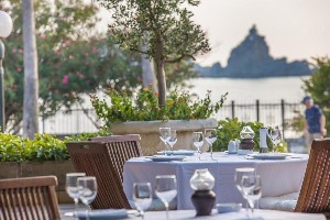 Restaurant terrace
