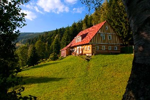 Česká republika, Krkonoše - CHALUPA VELKÁ ÚPA