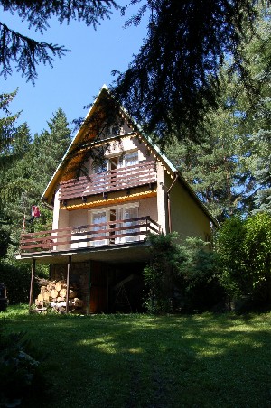 Chata Horní Bradlo s terasou, nedaleko přehrady Seč - Vysočina