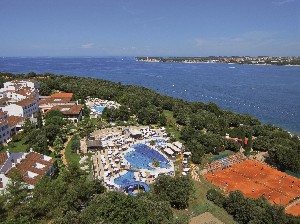 Letecký pohled na resort 