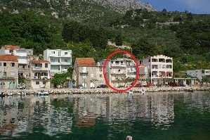 Pohled na apartmán