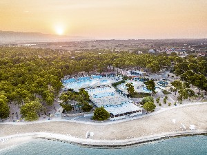 Letecký pohled na resort 