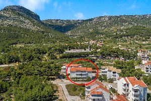 Pohled na apartmány