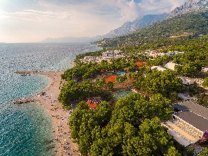 Letecký pohled na resort