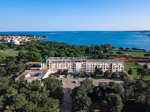 Letecký pohled na hotel a okoí