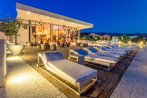 Sky Bar terrace evening