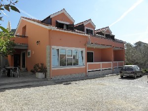 Pohled na apartmány