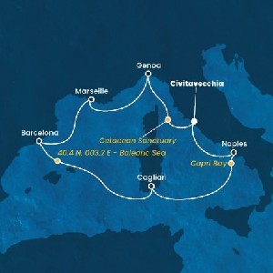 Mapka plavby