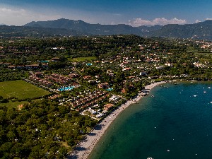 Letecký pohled na resort 
