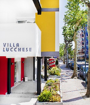 apartmán Lucchese se nachází v rezidenci s výtahem v Lignanu Sabbiarodu - Benátská riviéra