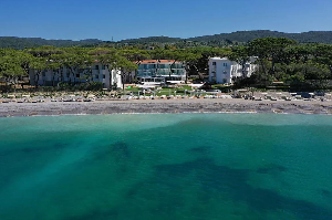Letecký pohled na hotel 