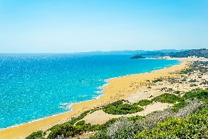 Golden beach