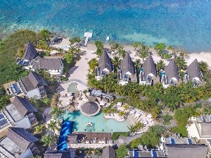 Letecký pohled na hotel 