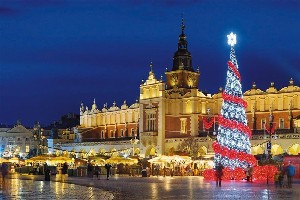 (Polsko, Malopolsko, Malopolsko) - Advent v Krakowě