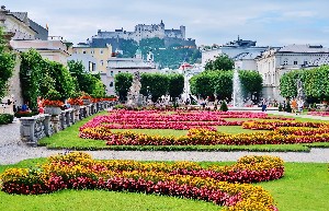 Salzburg - zahrady zámku Mirabell