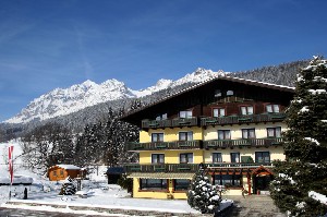 Hotel v zimě