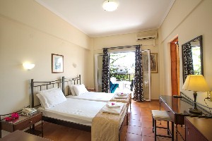 Island beachfront room