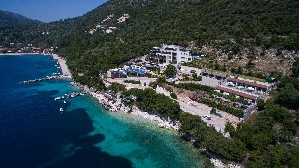 Letecký pohled na hotel 