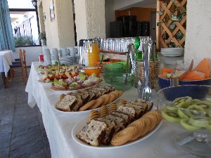 Restaurant breakfast buffet