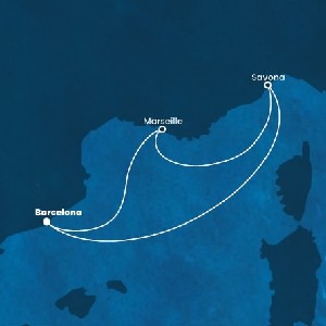 Mapka plavby