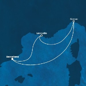 Mapka plavby