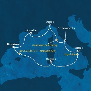 Mapka plavby