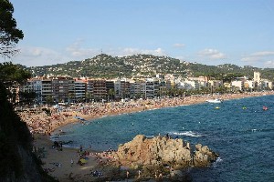 Lloret de Mar - centrální pláž