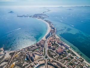 Španělsko, Španělsko, Murcia, La Manga del Mar Menor - Cvičení na Mar Menor 55+