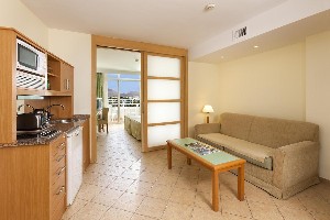 Living area in the room