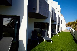 outside