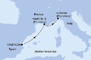 Mapka plavby