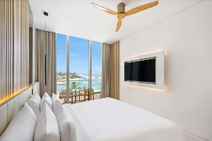 Spacious ocean-view room.